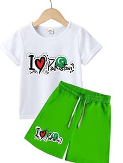 2 Pcs Boy's T-shirt And Shorts set
