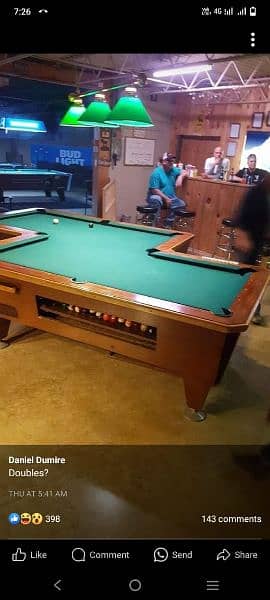 All Type Of Game Snooker / Pool/ Table Tennis / Foosball Game / Dabbo 14