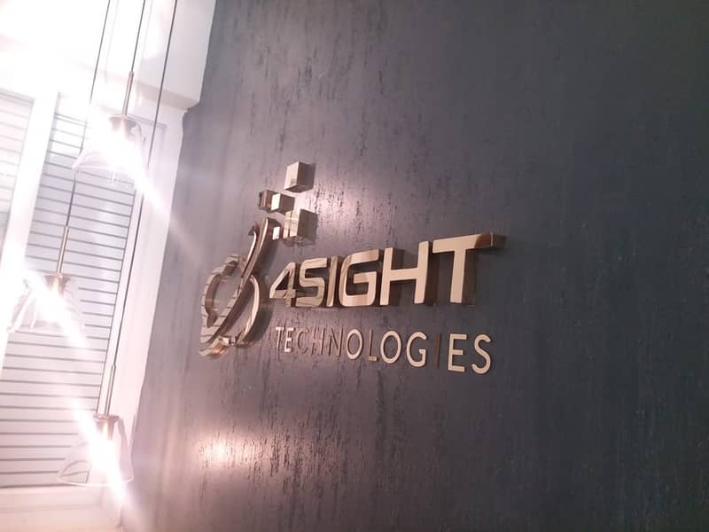 3D Logo 3D Sign Board SS Logo Steel Logo Acrylic Wall Logo In Karachi 12