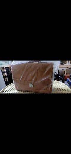 100% GENUINE leather laptop bag