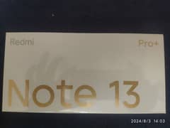 Xiaomi Redmi note 13 pro plus 16/512 Brand New (Box packed) PTA Approv