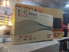 32" android/smart box pack led delivery free all karachi