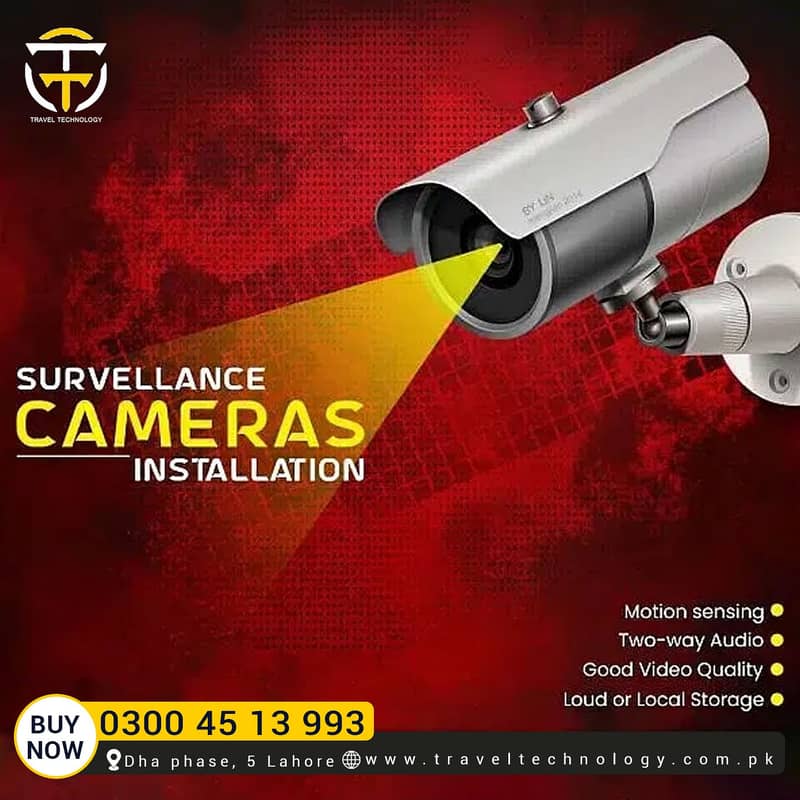 4 CCTV Camera Full HD Day & Night Vision Online View on Android & IOS 0