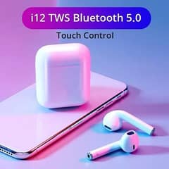 i12 Airpods, Original TWS & Wireless Bluetooth 5.0 0