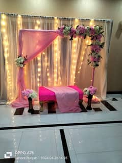 Events management birthday anniversary decore bridal shower/lightning