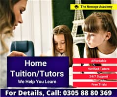 Home Tuition & Home Tutors Available in Lahore