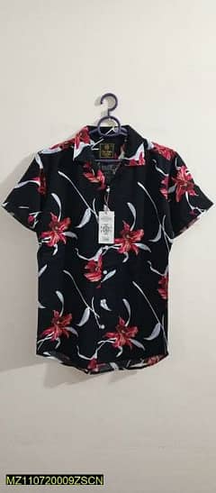 1 piece pure cotton printed shirt | sizes is in description