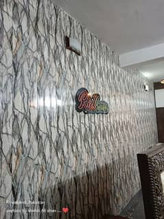 3d wallpaper PVC penling ceiling flooring artificial grass etc