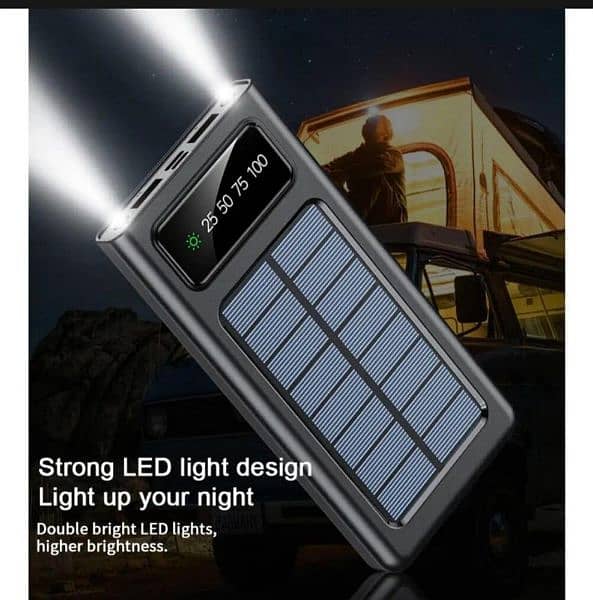 Solar Battery Power Bank 10 Hazar MAH 1