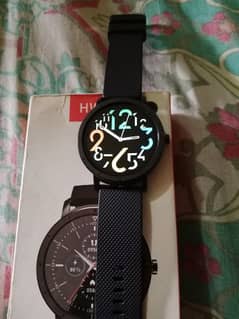 HW21 round dile smart watch