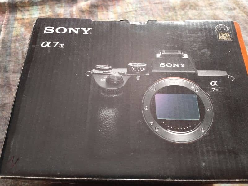 Sony A7iii body with box 7