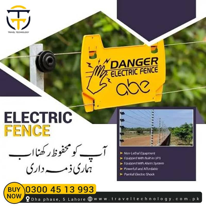 Electric Fence For 1 Kanal Assure the safety of your beloved ones 0