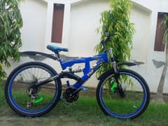 (IMPOTED TOP DRIVE) 26 INCH MOUNTAIN  BLUE COLOUR ALL GENIUM BICYCLE