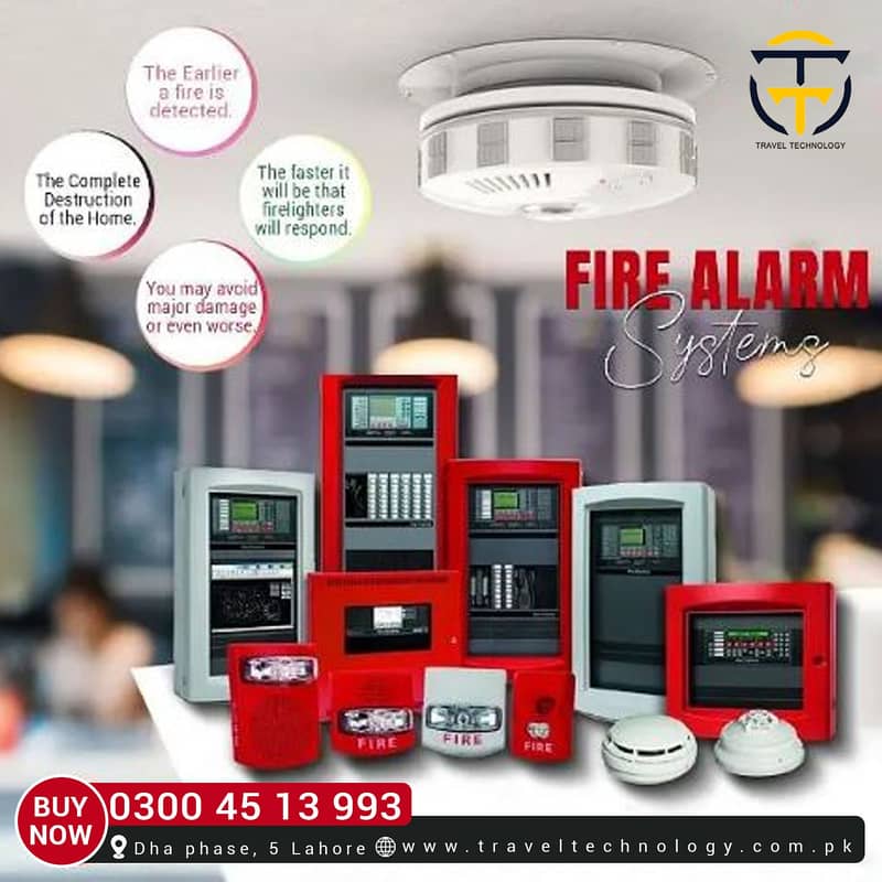 Fire Alarm heat and smoke detection system. 1