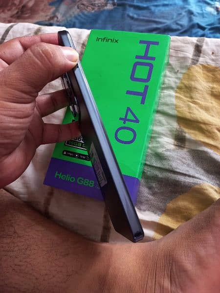 infinix hot 40 16/256 brand new 10 to 11 monts warnty complete saman 5