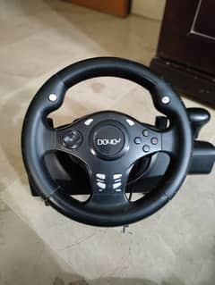 DOYO 270 degree Gaming Steering Wheel with Pedals (10/10) condition