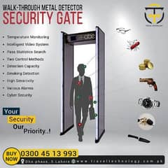 All Zone Metal Detector Walk Through Security Gate Available