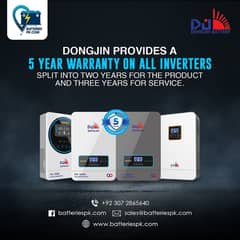Dongjin Hybrid Inverter PV6000 (5.5KW) with 5 Years Warranty