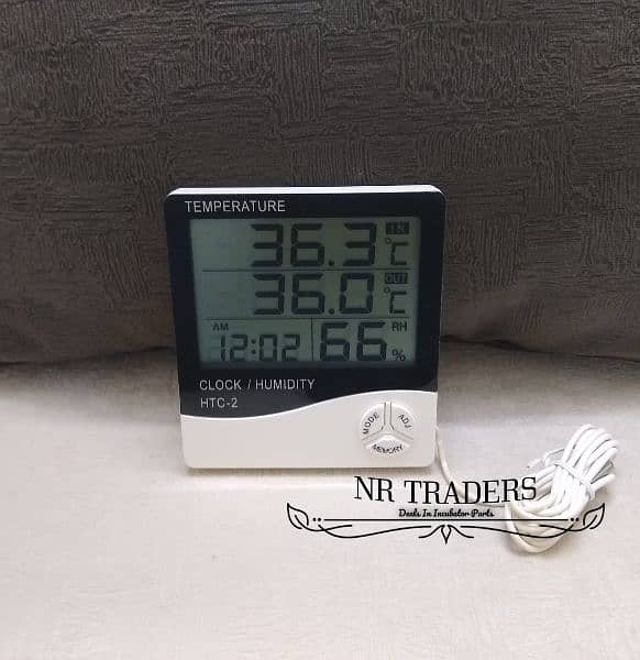 Digital And Analogue Room Temperature and Humidity Meter 1