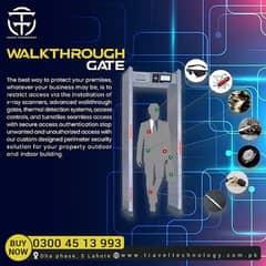 6 Zone Pinpoint DHI-ISC-D106 Walk Through Metal Detector Security Gat