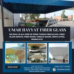 car parking sheds/Fiber glass shades/tensile shed/Canopies/window shed