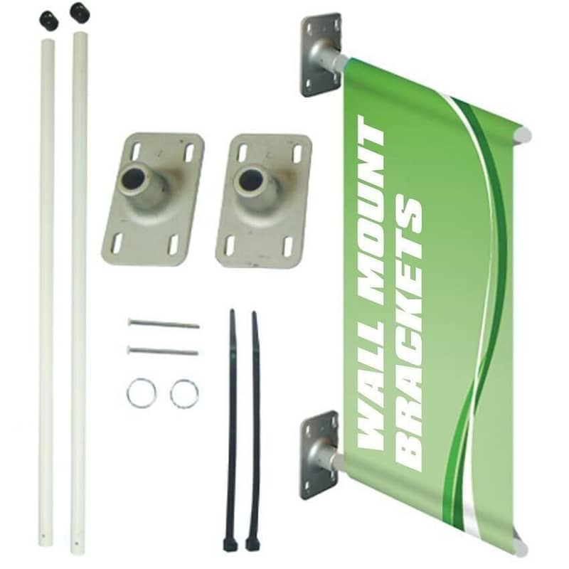 Adjustable Flagpole Bracket for 3x5ft Pakistan Flag - Wall Mount 7