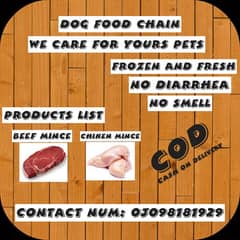 chiken and beef  frozen mines for dogs&catst