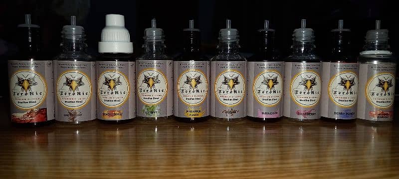 100 % Nicotine free Vape flavours, podsalt, freebase 9