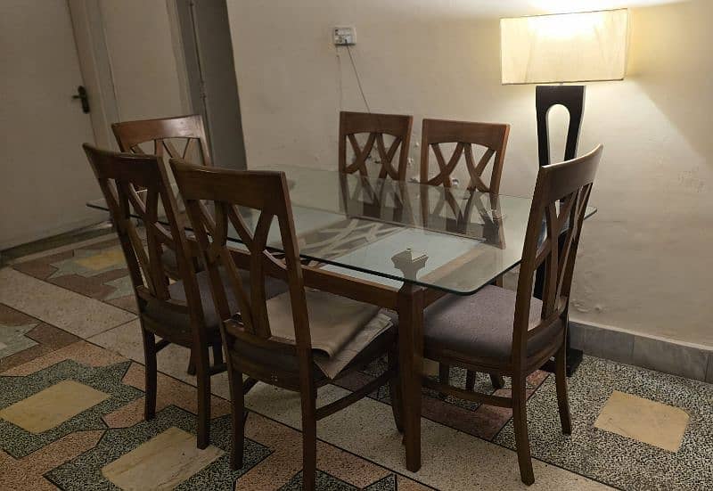 Solid Wood, New, 6 seater dining set. 0