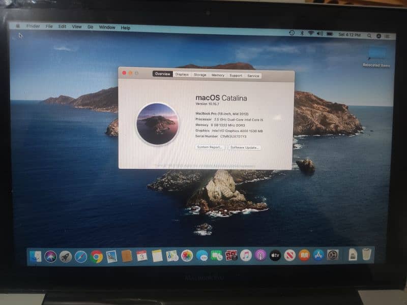 MacBook pro 2012 mid 2