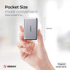 Sigma Pocket sized wireless power bank