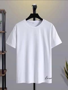 1 Pc Polyster Plain T-Shirt
