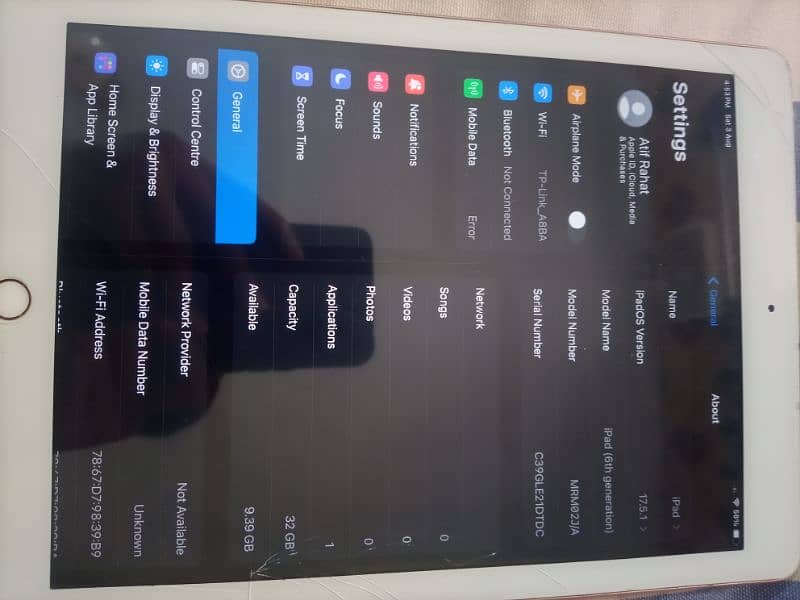 Ipad 6th gen 32 Gb Storage 1