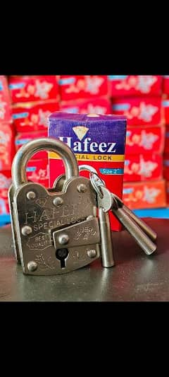 Hafeez Lock for Door Silver Colour