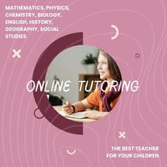 Online Tuition | Grades 1 - 7 | All Subjects