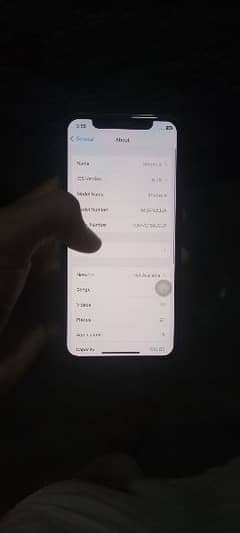 I phone X 256 GB battery health 100 All ok 10 by 10  Brand