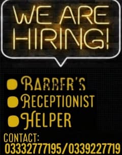 I want staff for salon