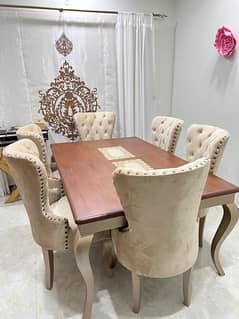 6 SEATER DINING TABLE