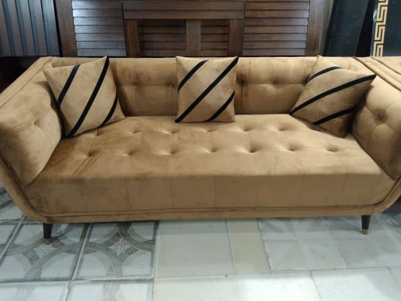 L shape sofa / corner sofa / 6 seater velvet sofa / Sofa for sale 9