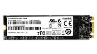 Sandisk 256GB SSD M. 2