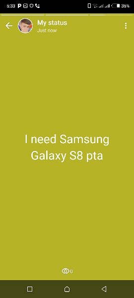 mujy Mobile chaheye Samsung Galaxy S8 pta 0