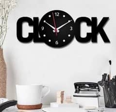 wooden wall clock