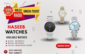 Watch Seller | Rolex Rado Omega Tissot Gucci Armani Movado Boss Guess