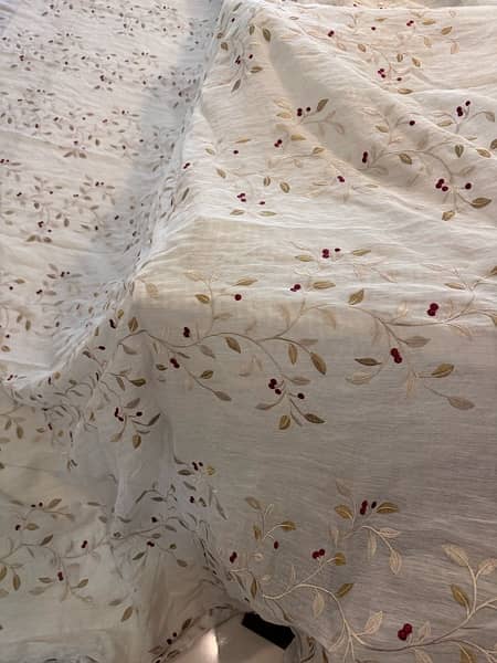 Organza Embroidered Ready Made Curtains 8