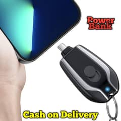 Keychain Power Bank Charger 1500mAh - Portable Charging