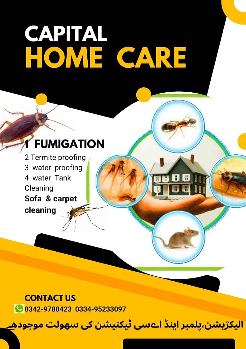 Dengue/ Fumigation spray/ sofa & water tank cleaning 0