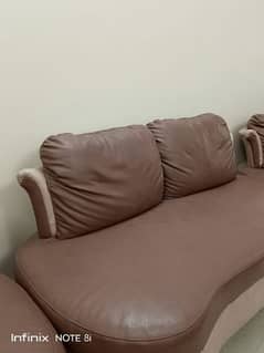 For Sale: 4-Seater Light Brown Sofa Set