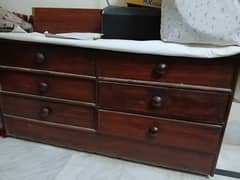 king size bed with side tables and and Chester (6 drawers)