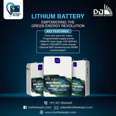 Dongjin Lithium Batteries 48V 100AH, 48V 200AH & 24V 100AH