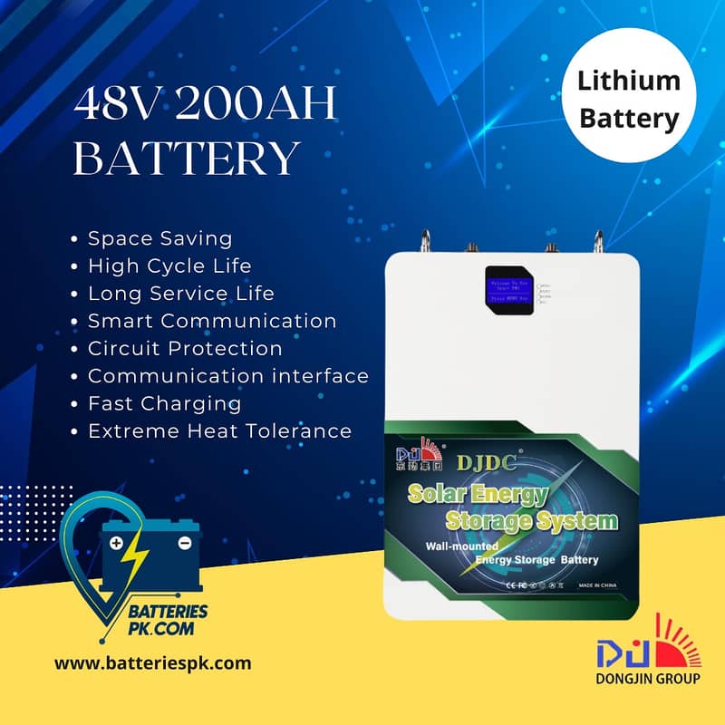 Dongjin Lithium Batteries 48V 100AH, 48V 200AH & 24V 100AH 5